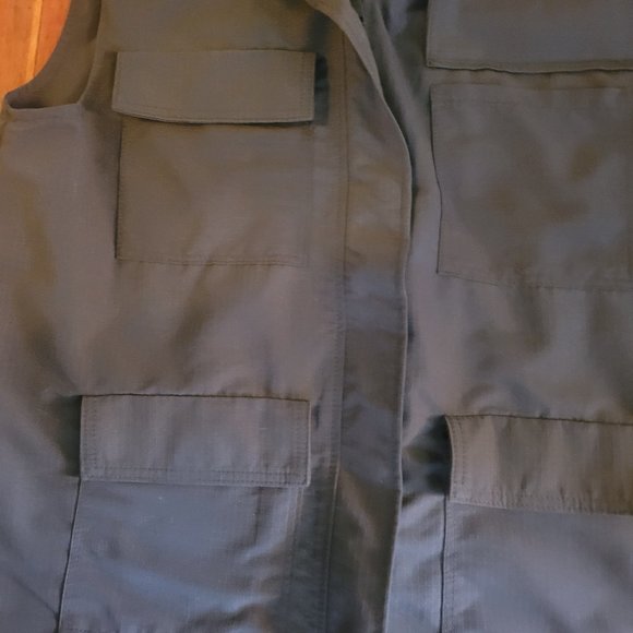 H&M Oversized Grey/Black Utility Vest - Sz. Small - Picture 3 of 9